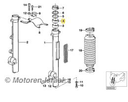 Dichtring Gleitrohr R80/100GS + PD ab 08/1989