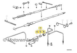 Throttle & choke cable junction box stainless steel