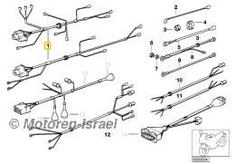 Kabelbaum Motor ab 09/1976 bis 09/1978