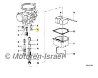 Clamp spring for float (1pc) for R45/65, R80/100