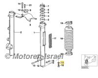 Dichtring für Schraube am Gleitrohr R80/100GS+PD ab 08/1989