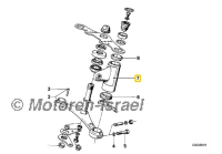 Scheinwerferhalter schwarz links 1974-1985