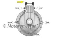 Mutter in Stahl M10x1.5 (Vielzahn) für Antrieb / Schwinge