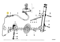 VA-Schlauchhalter für Bremsschlauch vorne R75/6-R100RS