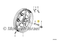 Befestigungsschraube/Radbolzen für R65,R80,RT,R100RS,RT