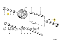 Wellendichtring Radnabe 22x36x8 bis Bj. 09/1977