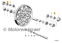 Wellendichtring Radnabe 22x36x8 bis Bj. 09/1977