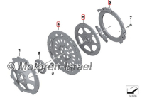 Kupplungsscheibe, Deckel Schwungrad,Druckplatte f.R1200 ab04